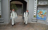 Nhiều di tích ở Hà Nội hoàn tất phun khử khuẩn phòng chống Covid-19